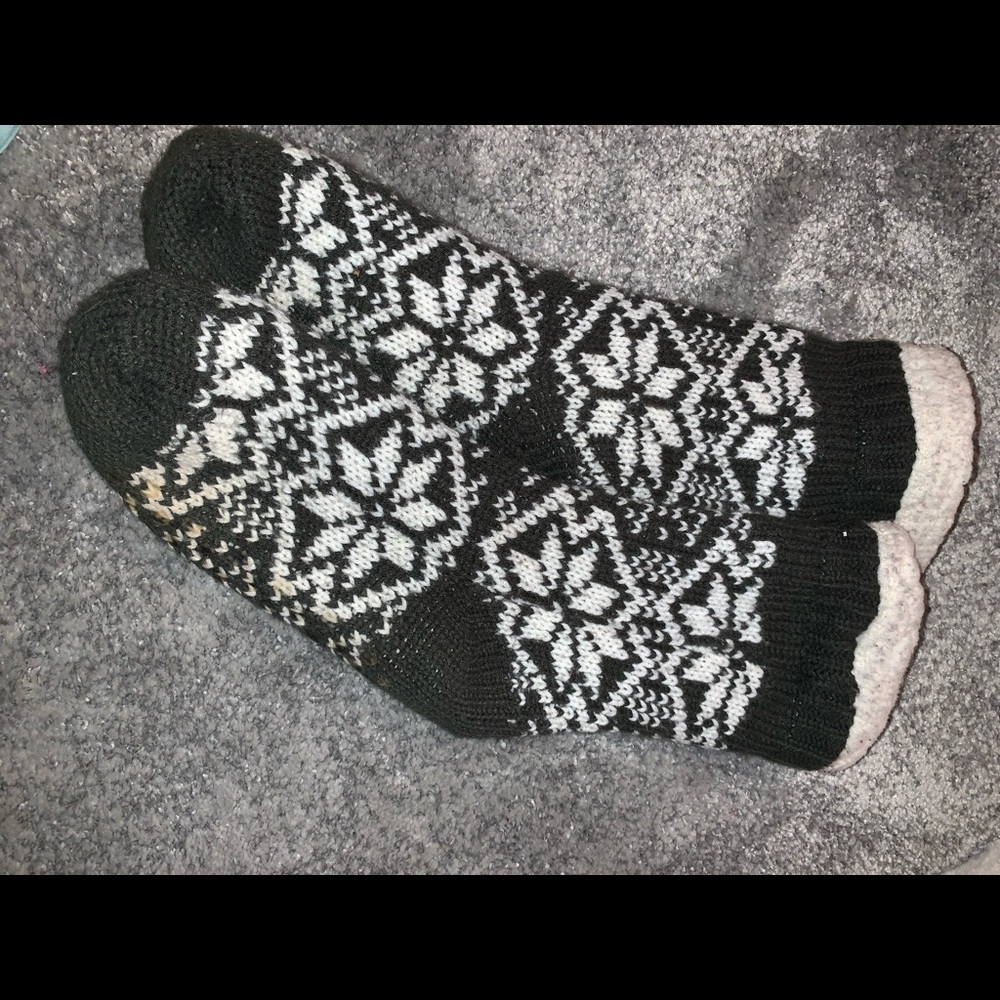 Thermal Slipper Socks With Grippers
